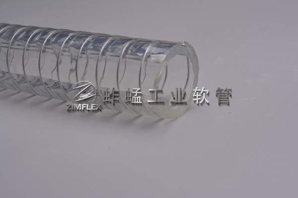 932U 钢丝加强TPU透明软管，用于油脂、酒精输送