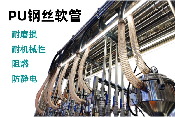 Zimflex 1.0毫米PU钢丝软管:日常工业用途的平衡强度