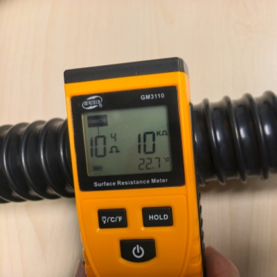 955 导电型黑色PU软管，内壁光滑，壁厚1.0mm